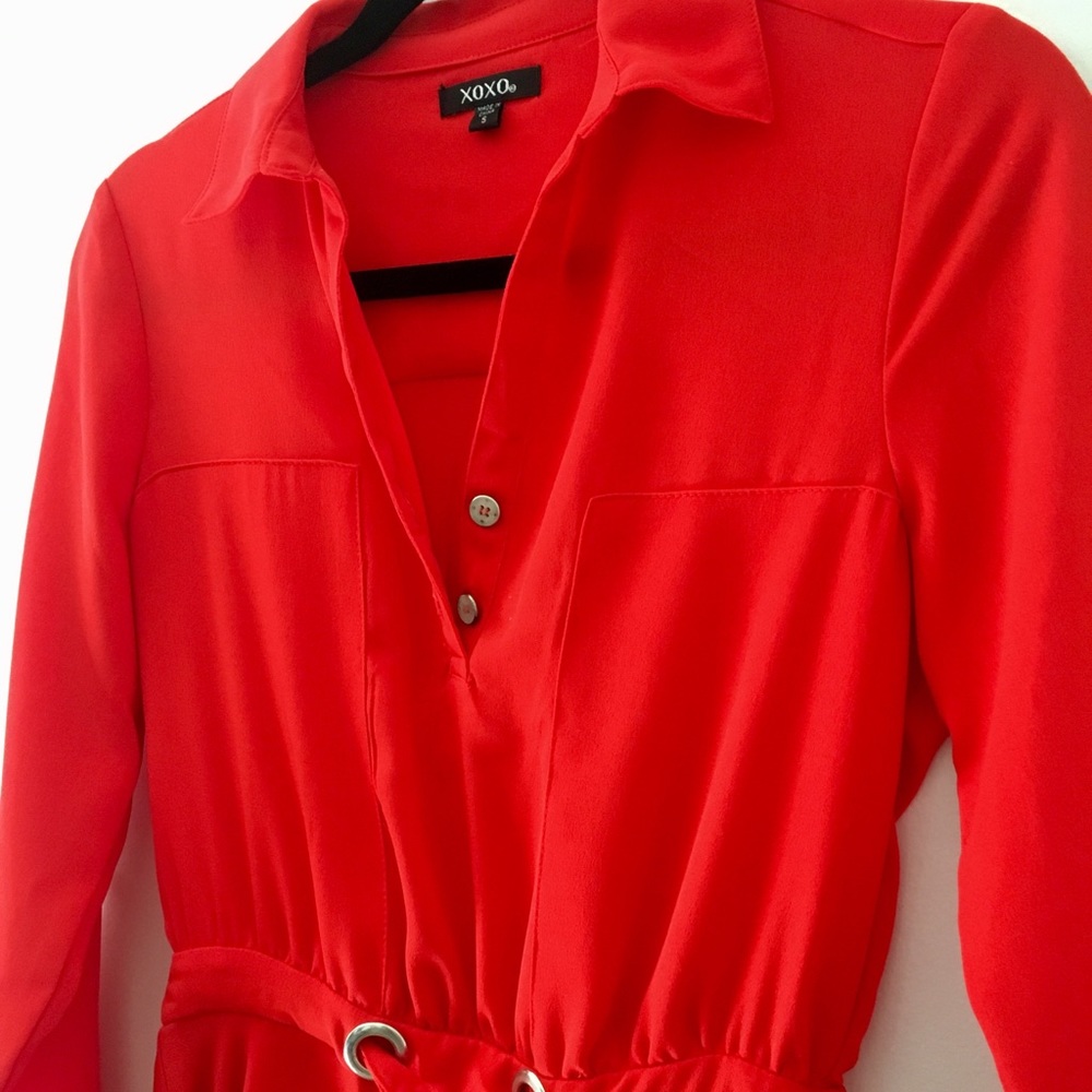 XOXO dress with belted waist
